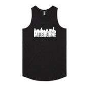 White logo singlet